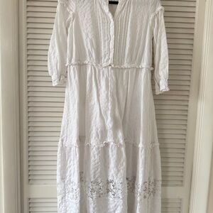 French Connection White Maxi Dress
